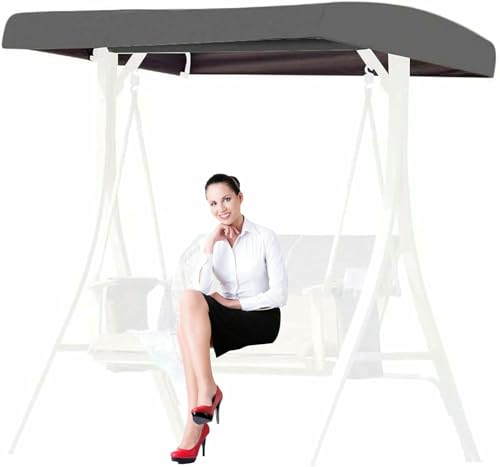 Toldo de repuesto para columpios al aire libre, cubierta impermeable con bolsillos reforzados para uso en jardín