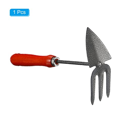 Azadón y rastrillo de mano para jardinería PATIKIL 10.2" miniatura 3