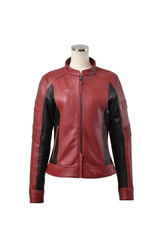 Rosso Style Lab 黒 レザージャケット M Rosso StyleLab レディース バイク ジャケット 春 夏 秋 冬