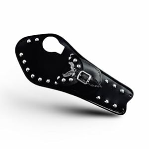 BMUK XV535 Virago Leder Tankrucksack Nieten Schwarz