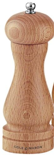 Cole & Mason Beech Capstan for thinKitchen:, Light Wood, Salt Mill, Precision+/Adjustable Grind, Natural Beech Wood, 165mm, Single, Includes 1 x Salt Grinder, Lifetime Mechanism Guarantee-image-36