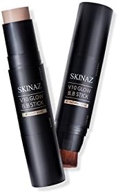 Skinaz V10 perfect skin glow BB Cover stick BB foundation (#21 Light Beige) brush stick