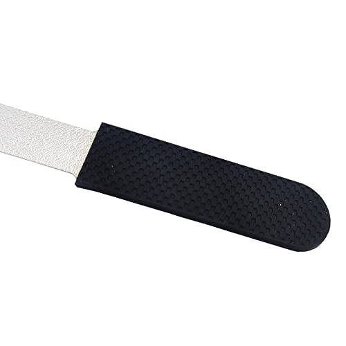 Image of Stainless Steel Nail Shaper Filer With Rubber Handle Tool for Manicure n Pedicure, Finger n Toe for Shaping, Smoothing n Nail Art