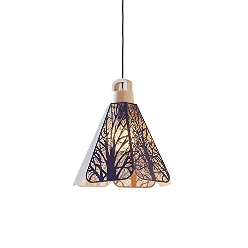 Lámpara de techo , Lámpara de araña de pena de hierro forjado moderno, lámpara colgante simple tallada de personalidad, luz de techo, luz de cola de una sola cabeza, accesorio de iluminación de decora