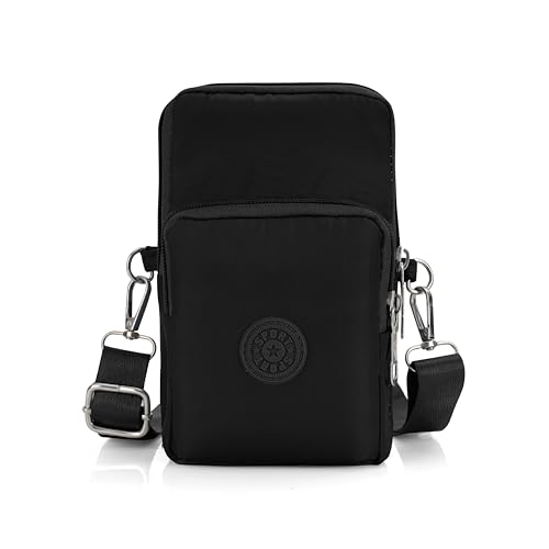 Image of JI Crossbody Phone Bag for Women Mini Wallet Bags with Adjustable Shoulder Strap Wallet Clutch Bag for Girls Zipper Phone Pouch Handbag