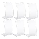 ifundom 6 Stück Teiliges Schmuckdisplay aus Robustem Transparenter Ohrringhalter und Halskettenständer Stilvoller Schmuckständer für Laden Messestand dekoration