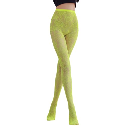 Image of Sahabowi Fishnet Pantyhose For Women Sheer High Waist Tights Control Top Mesh Stockings, Pantyhose12