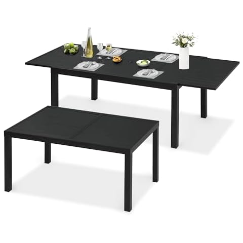 PIZZELLO Expandable Aluminum Dining Table Cover