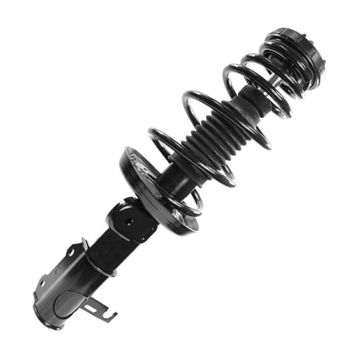Image of Detroit Axle - 6pc Suspension Kit for 2012-2015 Chevy Volt, 2 Front Struts with Coil Spring Assembly 2 Front Sway Bar End Links 2 Rear Shock Absorbers 2013 2014 Replacement