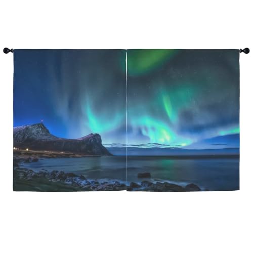 PWTYNQ Customized Pictures Window Curtains with Text, Custom 28" x