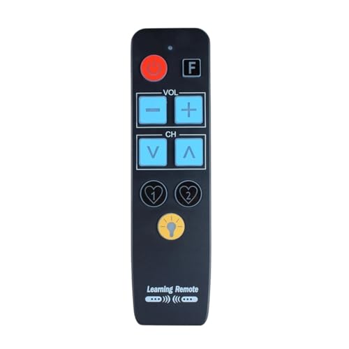 Télécommande universelle pour personnes âgées aux touches rétroéclairées
