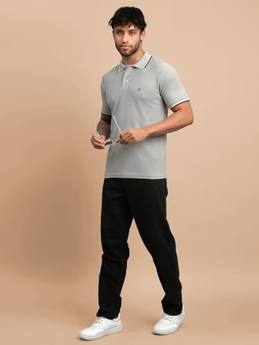 Image of Lux Nitro Men's Dry Fit Polo T-Shirt | Microfiber Sports Collar T-Shirt | Moisture Wicking, Breathable & Quick Dry | Stylish Casual & Gym Wear