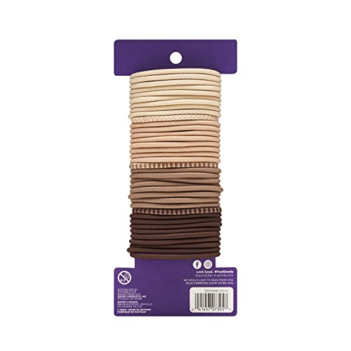 image for Goody Ouchless Elastic Hair Ties - 37 Ct, Blonde, 4MM Rubber Bands for