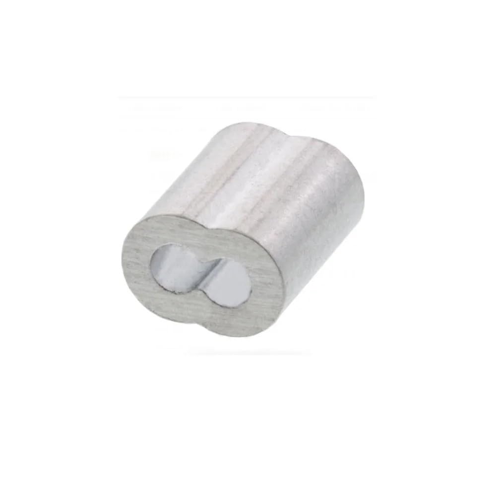 Manicotto in Alluminio Manicotto a crimpare Manicotto for Cavo Puntali for Cavo Blocco for Cavo in Alluminio Fermacavo a crimpare Hardware for Corda(1.5mmX1000pcs)