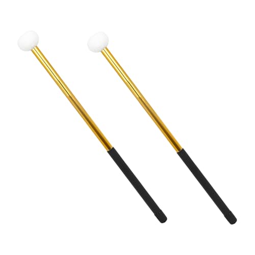 Baquetas de aleación de aluminio con punta de fieltro miniatura 1