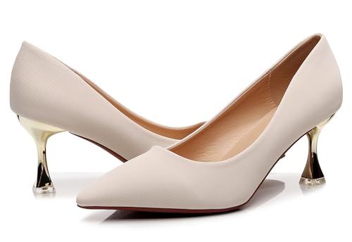 Image of VenusCelia Women's Golden Sun Pump Stiletto Heel Shoe