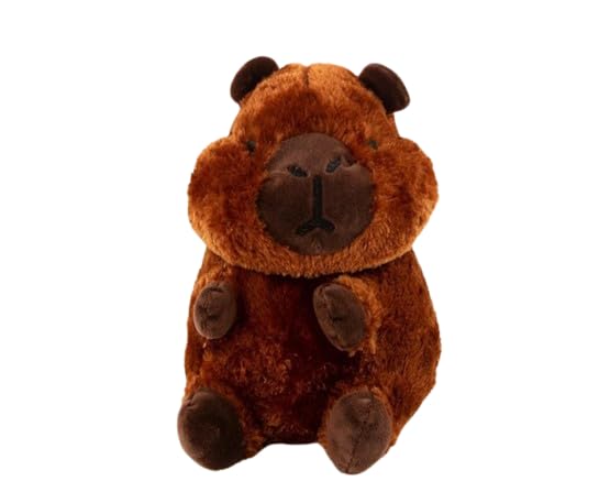 Image of Tinytotem Santa Soft Toy for Kids | 10 Inch Cute Plush Stuffed Animal Doll | Gift for Baby Girls, Toddlers Girlfriend Ultra Soft, Non-Toxic Washable Teddy Plushie (Angry Capybara)