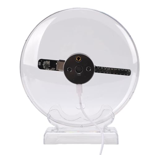 Ventilador holográfico 3D con ajuste de brillo y proyector publicitario con control remoto