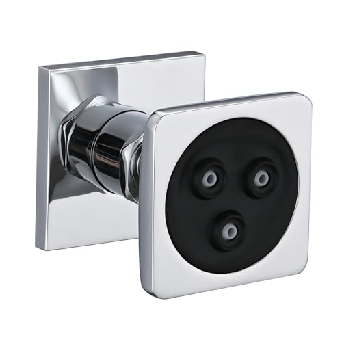 LOCALAND Solid Brass Shower Body Spray Jets, High Pressure Body Jets for Shower, Square Shower