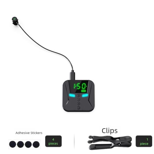 Lawnoval Clicker d'écran mobile automatique avec technologie Silent Air Mapping - 150 vitesses - Tapping tactile réglable - Pour jeux, streaming en direct et test d'applications, noir