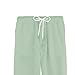 DGHM-JLMY Men's Solid Casual Fashion Linen Pants Beach Summer Lightweight Trousers Straight Fit Drawstring Elastic Yoga Pants (Green,3X-Large)
