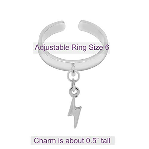 Image of Spinningdaisy Dangling Mighty Tiny Charm Adjustable Ring