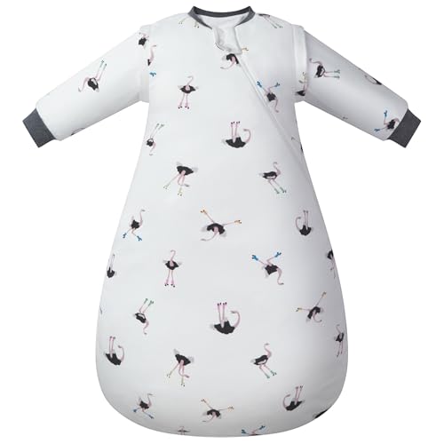 Nest Designs Organic Cotton - Removable Sleeve Sleep Bag - 1.0 TOG | Let's Roll! / 6M-18M