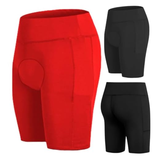 Shorts Segunda Pele Térmico Bermuda Esportiva Masculino Feminino Fitness Atleta Academia Futebol Treino Corrida Praia Premium (P, Vermelho)