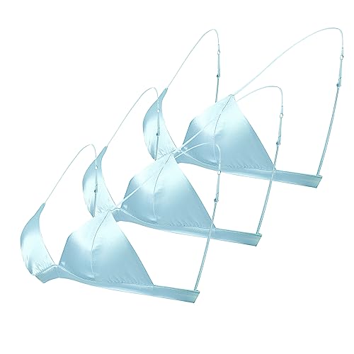 Soutien-gorge sans fil confortable pour le quotidien et la maison lot de 3 pièces bleu clair