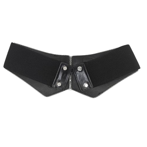 Retros Elastic Wide Waist Belt Comfortable Belt Unique Styles Waistband For Confident Look4
