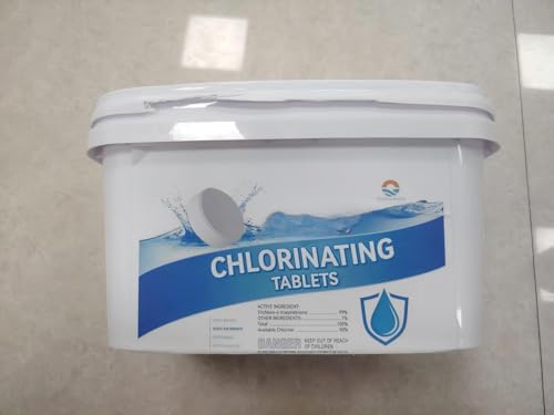 1 Inch Chlorine Tablets for Pools & Spas, 5 LB