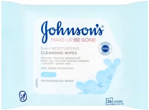 Johnson's Face Care Makeup Be Gone Moisturising Wipes (25)
