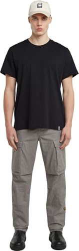 G-STAR Raw - Mens Core Regular Cargo 5-Pocket Pants, Color Gs Grey/Milk Dobby, Size: 33W x 30L3