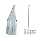 Dimensiones: 110 x 41,50 cm Leander Dosel Whitewash para cuna Leander + dosel (velo), color azul