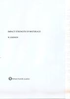 Impact Strength of Materials 0844800104 Book Cover