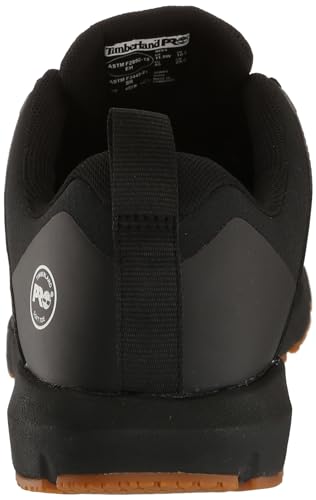 Timberland PRO Men's Radius Soft Toe Industrial Athletic Work Shoe, Black/Gum-2024 New, 9.5M3