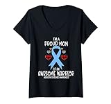 Photo Gallery donna addisons malattia consapevolezza sono orgoglioso mamma di guerriero impressionante maglietta con collo a v Photo Gallery donna addisons malattia consapevolezza sono orgoglioso mamma di guerriero impressionante maglietta con collo a v