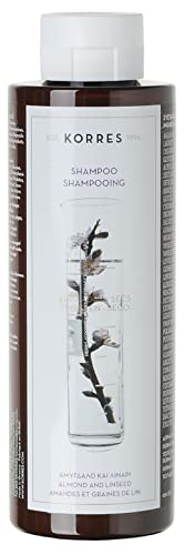 KORRES Almond und Linseed Shampoo für trockenes & strapaziertes Haar, silikon- und parabenfrei, 250 ml Cover