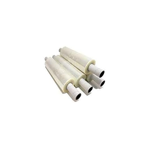 Just Bin Bags 6x Clear Shrink Wrap 400mmx250mm | Cling film for wrapping Pallet | 17 micron medium duty Packaging roll Cover