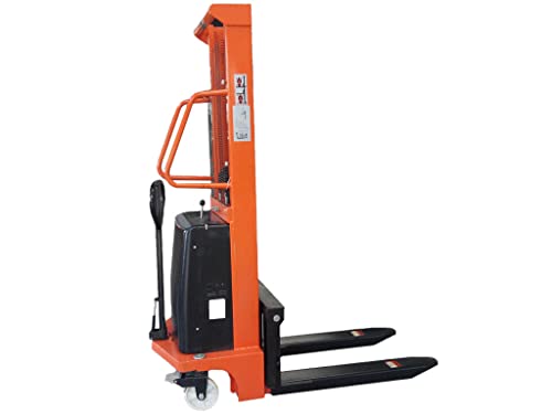 Semi Electric Manual Hand Stacker (2.5M Lift Height 1.5 Ton Capacity Fork Pallet Truck)