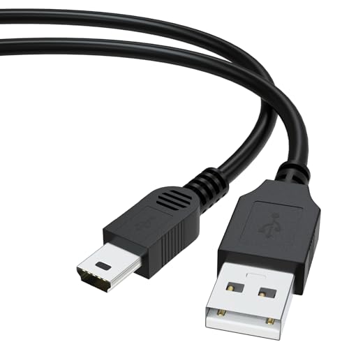 Koffmon Mini USB Charger Cable – Heavy-Duty Replacement for Sat Nav, Fits Part 010-10723-15, Works with Multiple GPS Models (9ft)