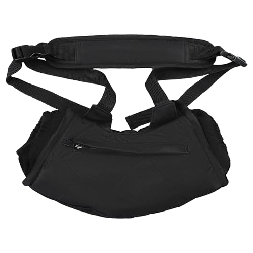 Football Hand Warmer Pouch Hand Muff Footballs Black Handwarmer Pouch with Zipped Pocket and Adjustable Strap for Outdoor Sports Football Baseball Hiking Camping