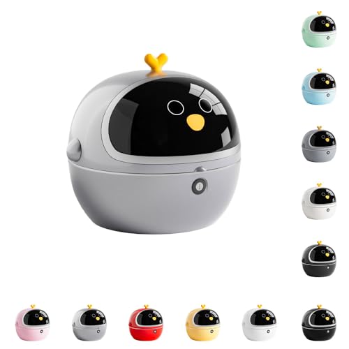 LIVIAバイク リアボックス トップケース バイクボックス ひよこ風 かわいい おしゃれ 防水、鍵付き、背もたれ付き 原付 スクーター フルフェイス収納可能 リアボックス 後部トランク収納 (シルバーグレー)