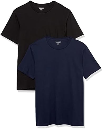 Amazon Essentials Herren T-Shirt mit kurzen Ärmeln und Rundhalsausschnitt in schmaler Passform