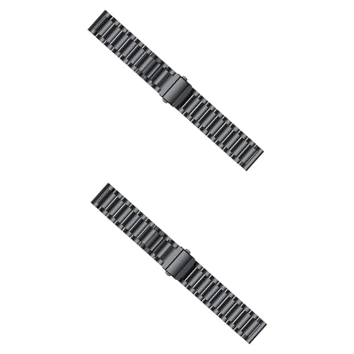 Bracelets de montre en métal UKCOCO (2 pièces) pour montres connectées hommes et femmes
