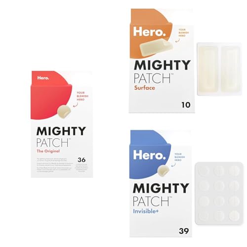 Patchs de jour anti-acné Hero Mighty Patch Surface XL pour acné visage et corps