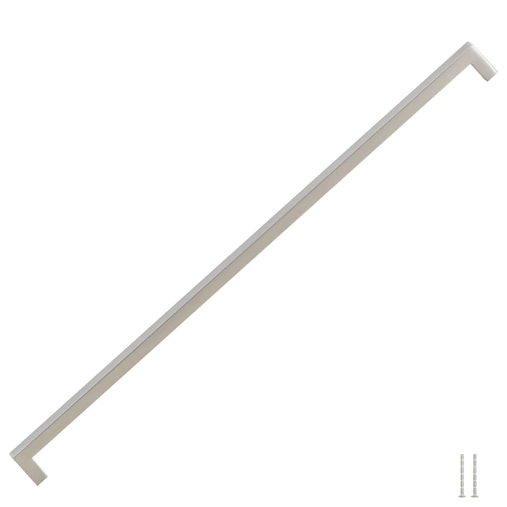vidaXL Maniglie per Mobili 5pz Argento 480mm in Acciaio Inox