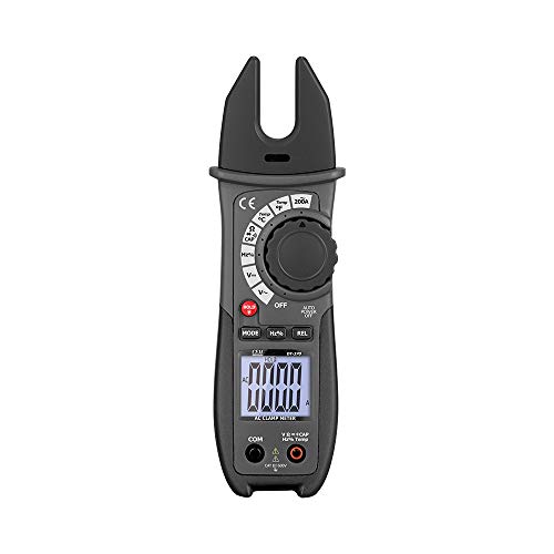 Image of CEM Digital Clamp Meter DT-370 AC Current TRMS Volt Amp Ohm Meter HVAC Clamp On Multimeter, Auto Ranging 4000Counts Temperature AC DC Voltage Frequency Resistance Capacitance Continuity Diode Tester