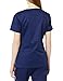 Amazon Essentials Women's Classic Fit V-Neck Short Sleeve Scrub Top (Available in Plus Size), Dark Blue, 4X