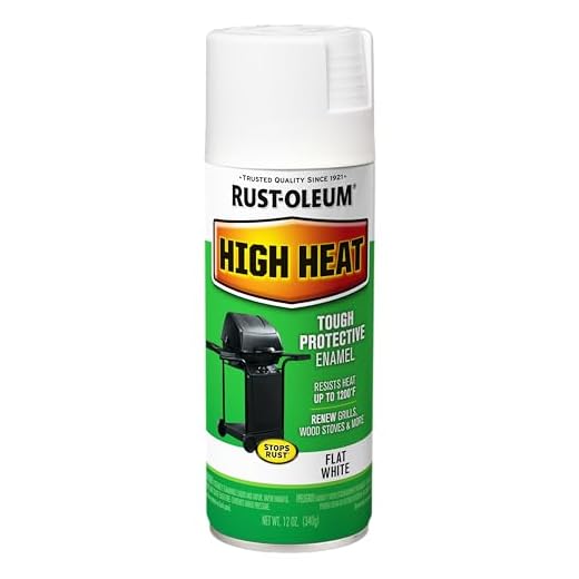 Rust-Oleum 7751830 High Heat Enamel Spray Paint, 12 oz, White